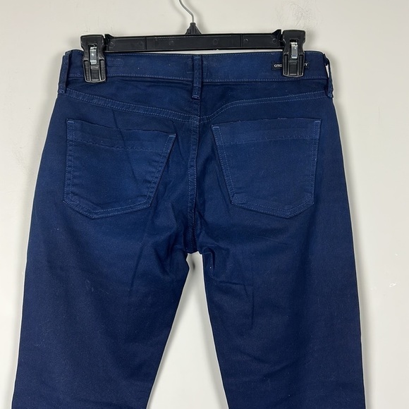 Citizen of Humanity Dani Cropped Straight Leg Pants Blue Size 24 - Picture 11 of 14